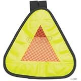 Aardvark Reflective Yield symbol 7x7" with Velcro Strap