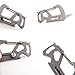 Tacray GK1602 Titanium EDC Keychain - 12 Tools in 1 - Bottle Opener, Wrench, Screw Driver, Key Clip, etc. - Universal Everyday Carry Pocket and Backpack Tool