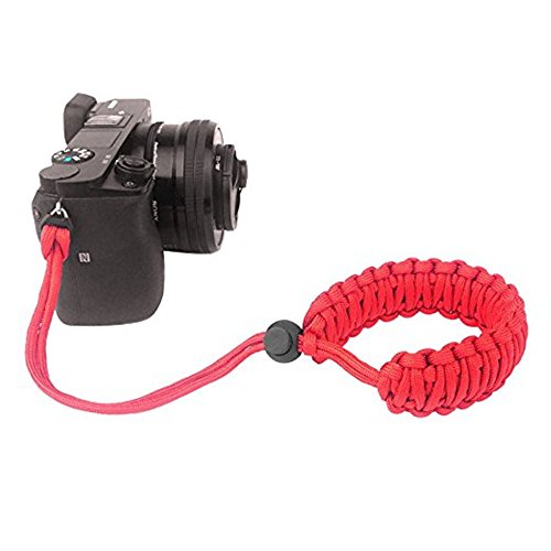 Muicatte Camera Wrist Strap Lanyard Parachute Cord Adjustable Wristband Bracelet Hand Grip Strap for Video Camcorder