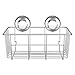 iPEGTOP Suction Cup Deep Shower Caddy Bath Organizer Wall Shelf for Large Shampoo Gel Holder Bathroom Accessories Storage -Rustproof 304 Stainless Steel, 2-Pack