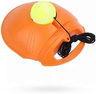Tennis Training Kit Set, For Beginners Tennis Coach Self-study Rebound Ball Baseboard (Orange)