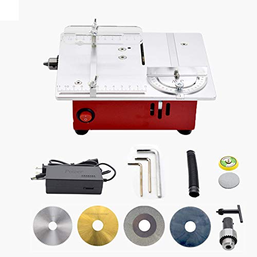 FZYE Mini tragbare Tischkreissägen Multifunktionales Sägeblatt-Hebeschneiden Einstellbare Geschwindigkeit für das… – Bild 3