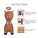 Bouncy Horse Hopper for Toddlers-Hopping/Hoppity/Bouncing/Bounce Horse, Jumping Horse, Inflatable Ride-On Animal Toy for Kids/Children/Boys/Girls (Pump Included)