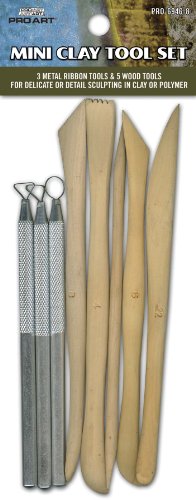 Pro Art 8-Piece Mini Clay Tool Set