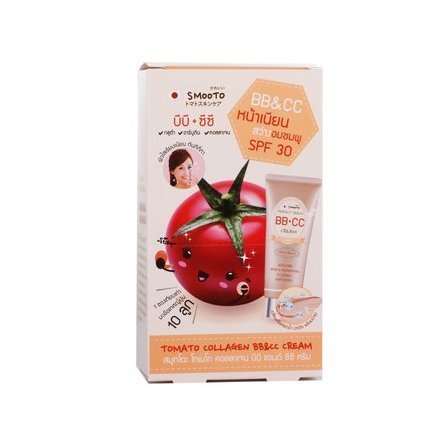 Smooto Tomato Collagen Cc Face Cream With Spf 30 10 G Pack Of 6 Buy Online In Angola At Angola Desertcart Com Productid
