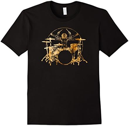 Men's The OFFICIAL "Davinci Drummer" | Distressed Vintage Small Black