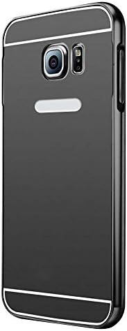 Samsung Galaxy S6 Case, VeKite(TM) Luxury Aluminum Ultra-thin Mirror Metal Case Cover for Samsung Galaxy S6 (Black)