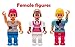 Christmas Stockings with Mini Toy Figure Toys - X-mas Tree Stocking Stuffers - Gifts for Kids - Boys & Girls Figurines Figuers