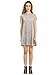 ROMWE Women's Summer Casual Cap sleeve Jersey Shift Mini Dress