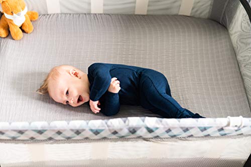 3 Premium+Perfect+Playard+Mattress+Stripes