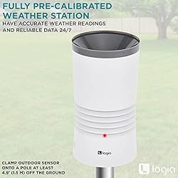 Logia 3-in-1 Rain Gauge Weather Station with