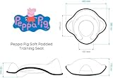 Peppa Pig Soft Padded Toilet Seat White Pink Portable Detachable Cushion view 4