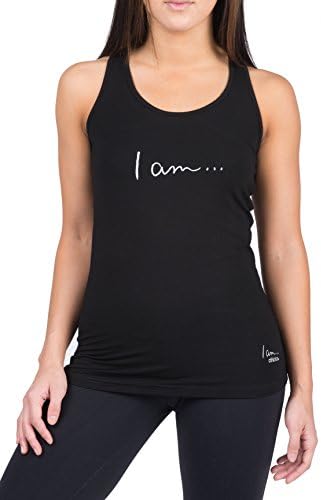 I am Athletics Empowerment Racerback Tank Women's Athletic Inspirational Workout Top, Breathable Luxe Fabric