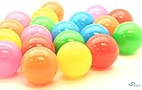 Pack of 400 Phthalate Free BPA Free Crush Proof Plastic Balls, Pit Balls - 6 Bright Colors by Oojami