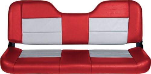 Tempress 48-Inch Folding Bench, Red/Gray