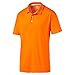 Puma Golf Men's Cresting ESS Pounce Polo, Vibrant Orange, Large
