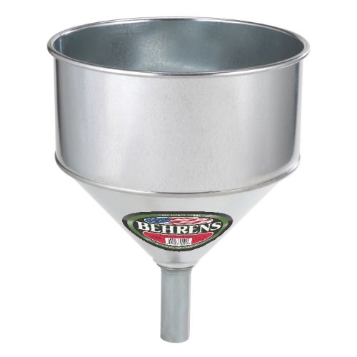 Behrens 14-Quart Galvanized Steel Barrel Funnel with 1-1/2-Inch Opening (Discontinued by Manufacturer)