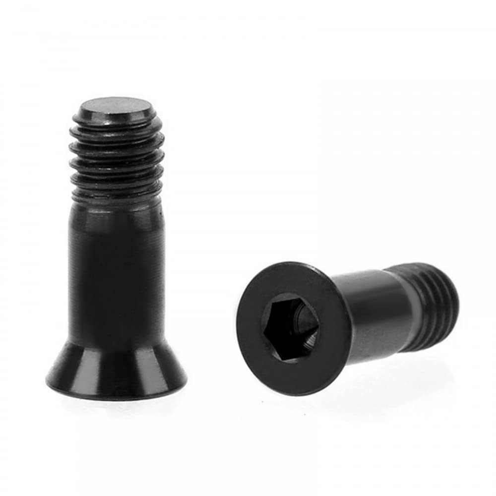 2PCS Bike Titanium Bolts,M5x14.2mm Wheel Bolt,Bicycle Rear Derailleur Fixing Screw for Road Bike MTB