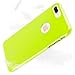 GOOSPERY Pearl Jelly for Apple iPhone 8 Plus Case (2017) with Screen Protector Slim Thin Rubber Case (Lime) IP8P-JEL/SP-LIM