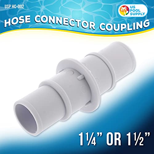 U.S. Pool Supply11/4" or 11/2" Hose Connector Coupling for Swimming