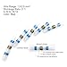 50pcs Solder Seal Wire Connectors, Sopoby Heat Shrink Butt Connectors, Waterproof Automotive Marine Electrical Terminals Blue