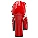 Funtasma by Pleaser Women's Platform Mary Jane,Red Patent,12 M