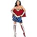 Secret Wishes Deluxe Wonder Woman Costume, Blue/Red, X-Small