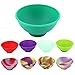 Kingrol 9-Pack Mini Silicone Pinch Bowls, 1.75 Ounce Prep & Serve Bowls, Multi-color