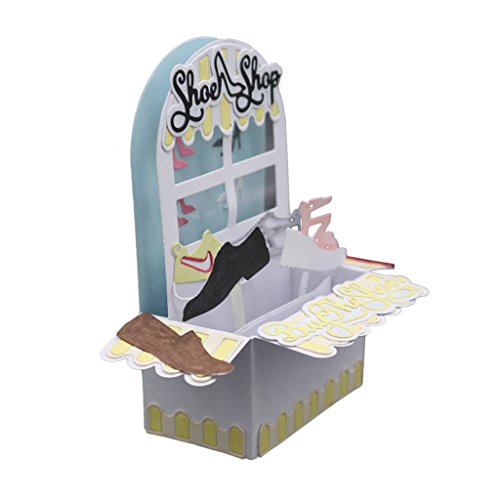 Yeahii 3D Box Cutting Dies Stencil DIY Scrapbooking Embossing Album Paper Card Craft