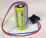 Mitsubishi A6BAT ER17330V 3.6V 2000mAh Lithium Industrial Battery w/Plug