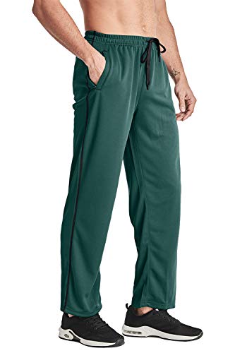 green athletic pants