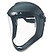 Uvex by Honeywell S8500 Bionic Face Shields, Uncoated, Clear/Black Matte