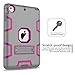 TOPSKY Compatible with Three Layer Defender Full Body Protective Case for iPad Mini, Mini 2, Mini 3, Mini Retina Bundle Grey Pink