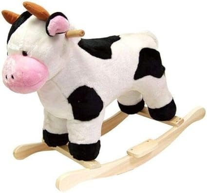 wooden ride on cow