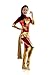 Blacksunnyday Female Lycra Shiny Metallic X-men Jean Dark Phoenix Catsuit