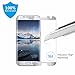 [Case Friendly] S7 Edge Tempered Glass Screen Protector,JR-Glass Curved Tempered Glass Screen Protector (95% Coverage) for Samsung Galaxy S7 Edge(Bubble Free Installation),Silver Frame