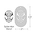Stencil- Spider Man, 2x1.4 Inch Image on 3.5x2 Border, Size 1