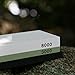 Knife Sharpening Sharpener Stone Whetstone Waterstone 3000 8000 Grit, Silicon Non-slip Base and Ebook Included for Kitchen knives, Tactical knives, Scissors, Razors, Swords, and More