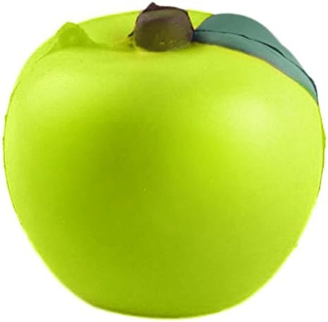 Stress Relief Toy, ACAREU Slow Rising Squishies Apple Wrist Hand Pad Rest Kids Toy Charm Home Decoration (Green)