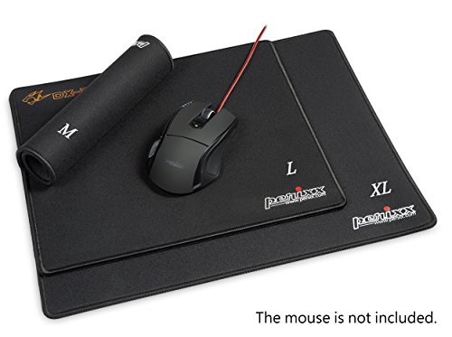 Perixx-DX-2000XL-Alfombrilla-Para-Raton-Gaming-Control-Base-de-Goma-Antideslizante-Superficie-Especial-para-Control-Preciso-Negro-XL-400x320x5mm