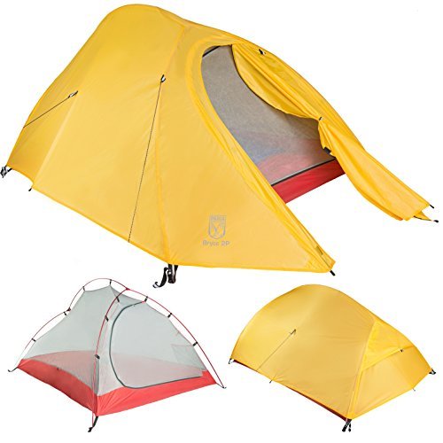 Paria Outdoor Products Bryce Ultralight Tent and Footprint - Perfect for Backpacking, Kayaking, Camping and Bikepacking (1P)