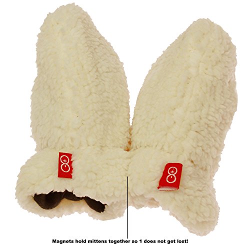 Me Unisex Winter Warm Fleece Baby Mittens with Clips 6