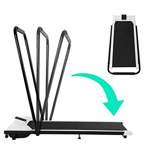 FASESH-Folding-Treadmill-Under-Desk-Foldable-Electric-Shock-Absorbing-Treadmill-wRemote-Control-LED-Display-for-Home-Gym-Office-Apartment-Installation-Free-Portable-WalkingRunning-Trainer