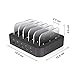 5 Port USB Charging Station Charge Dock Organizer, Cell Phone Charger Multi Port Desktop Charging Station for iPhone, iPad, Samsung Galaxy, and Other Tablets,30W 5-Port USB Device Charging Station