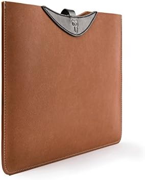 Handmade Stylish 13 IN MacBook Sleeve Waterproof Suede Leather Laptop Computer Cover Pouch Bag Portable 13 Inch MacBook Air Carrying Case Holder