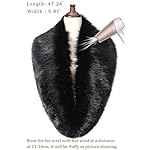 BABEYOND Womens Faux Fur Collar Shawl Faux Fur Scarf Wrap Evening Cape for Winter Coat BABEYOND Womens Faux Fur Collar Shawl Faux Fur Scarf Wrap Evening Cape for Winter Coat