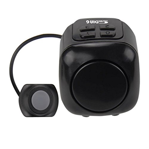 Dartphew Bike Accessories,Outdoor Durable Safety Bicycle Horn and Alarm Cycling Bike Horn Bicycle Alert Bells Loud Electric Siren for Outdoor Hiking Camping Hunting Fishing Cycling