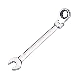 FLZOSPER 28mm Metric Flex-Head Gear Wrench,Box End