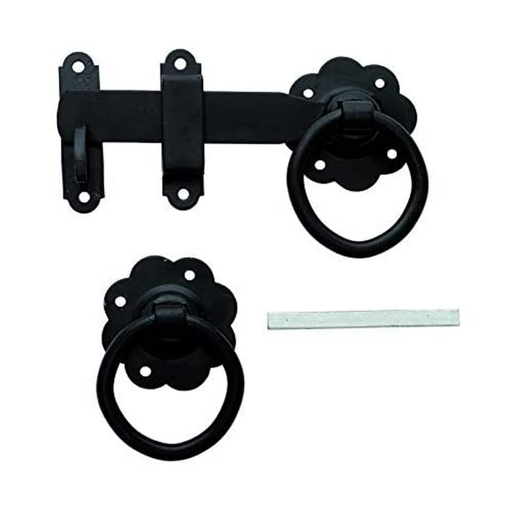 Carlisle Brass IRGBLK/BP Gate Latches, Black