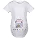 Maternity Bun In The Oven T shirt Funny Pregant T shirts Pregnancy Announcement Ideas (White) M
